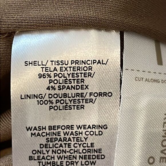 New Ann Taylor Seamed Faux Suede Shift Dress - Picture 6 of 6